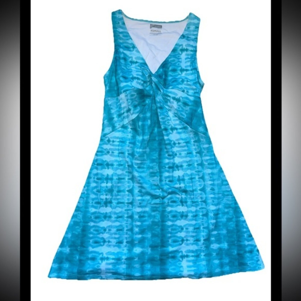 NWT, size XS, New Balance Aqua Tie-Dye Mini Dress, yoga